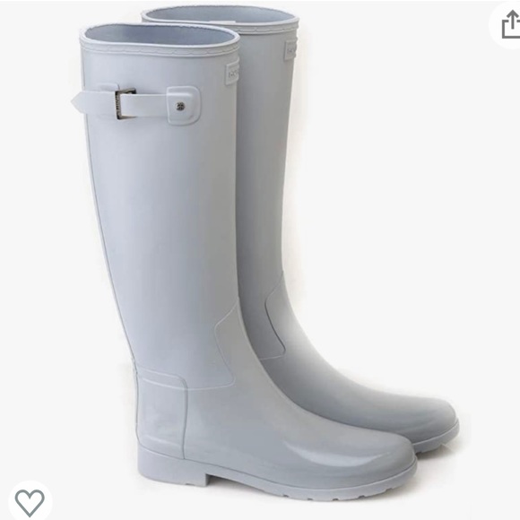 Hunter Original Refined Tall boots Light GRAY - Picture 2 of 6